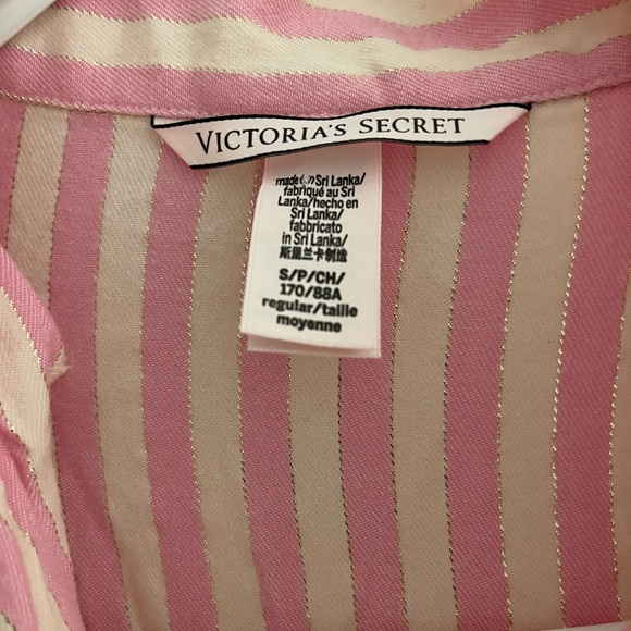 Victoria secret pink striped pajama top - Picture 6 of 7